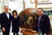 The Kielys of Oregon met with restorer Fabio Piancentini to investigate some of our important work in the Painting Restoration Lab.