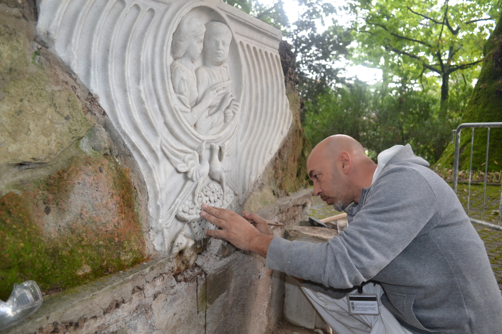 Detail of Restoration Work