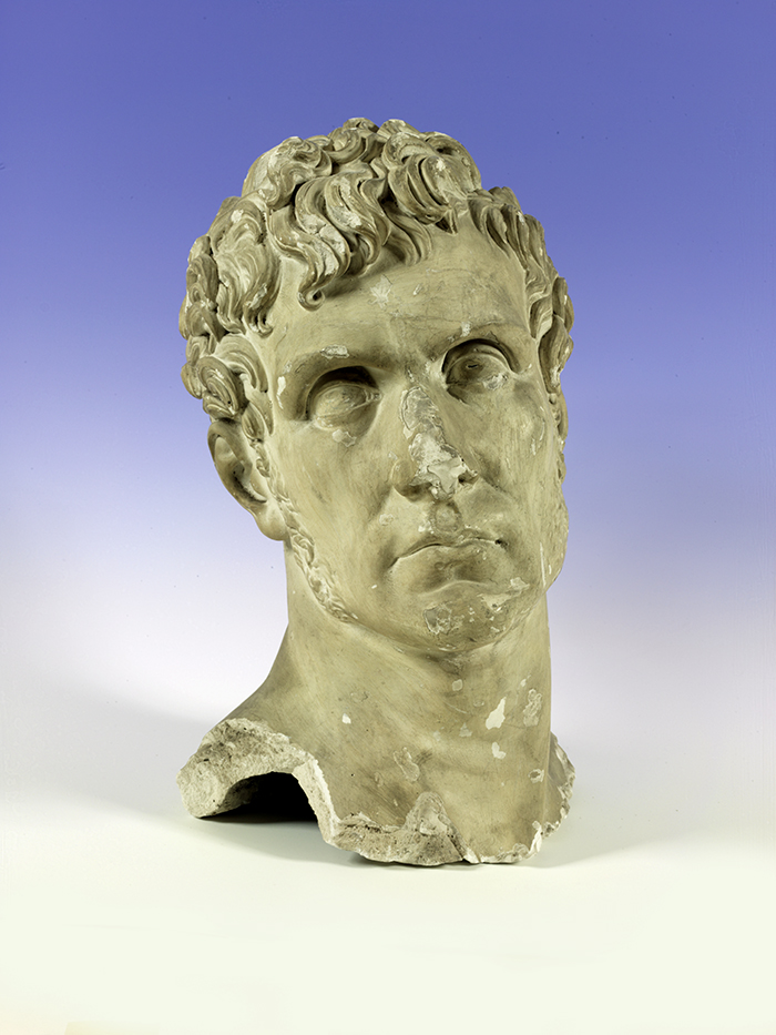 Antonio Canova (1757-1822); Ritratto di Giuseppe Bossi; calco in gesso; Musei Vaticani; Inv. 44547