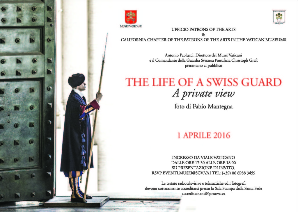 Invito - The Life of a Swiss Guard, 1 aprile 2016